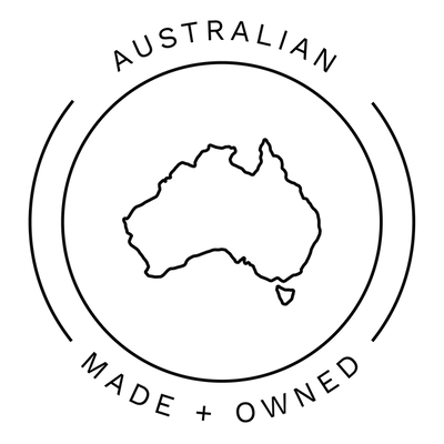 symbol representing Australian made and owned